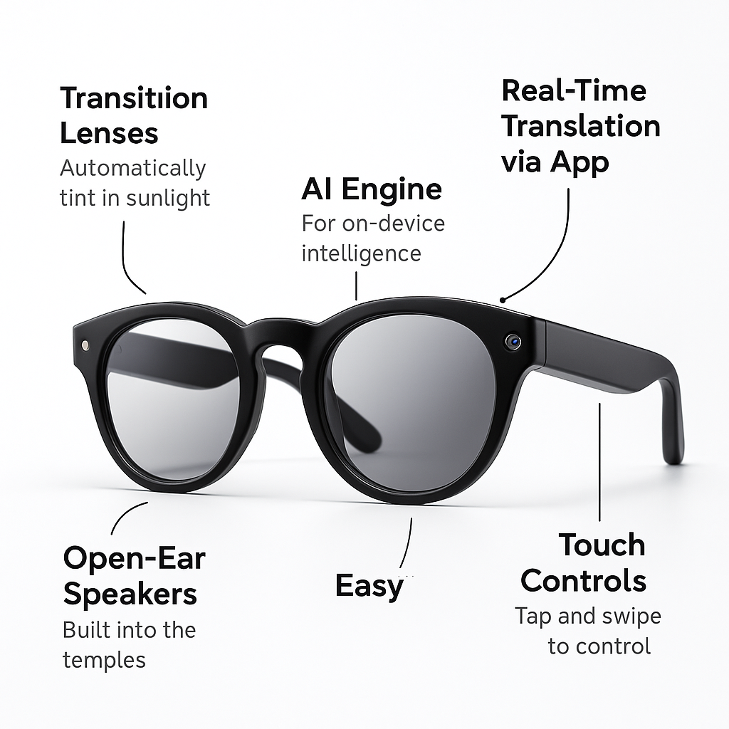 Kelychi Ai Smart Glasses