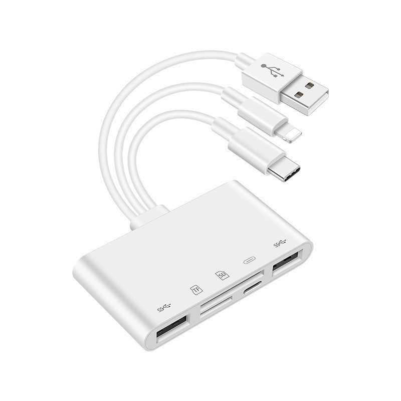 Kelychi Card Adapter – Lightning & USB-C - SD