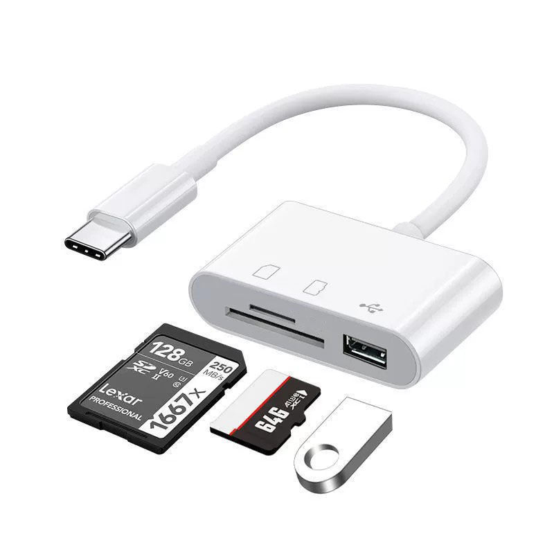 Kelychi Card Adapter – Lightning &amp; USB-C - SD
