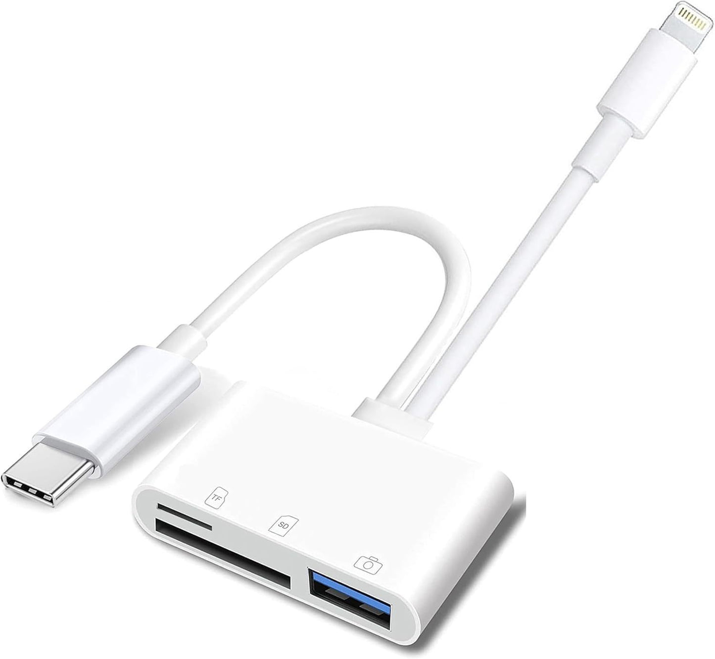Kelychi Card Adapter – Lightning &amp; USB-C - SD